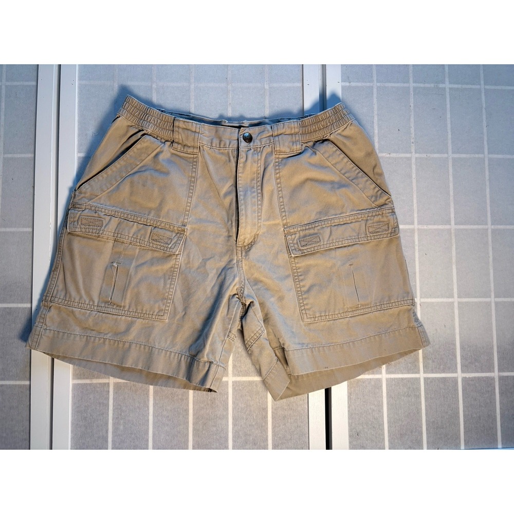 Men's Khaki Utility Canvas ROYAL ROBBINS Cargo Shorts Outdoor Gorpcorp Hiking